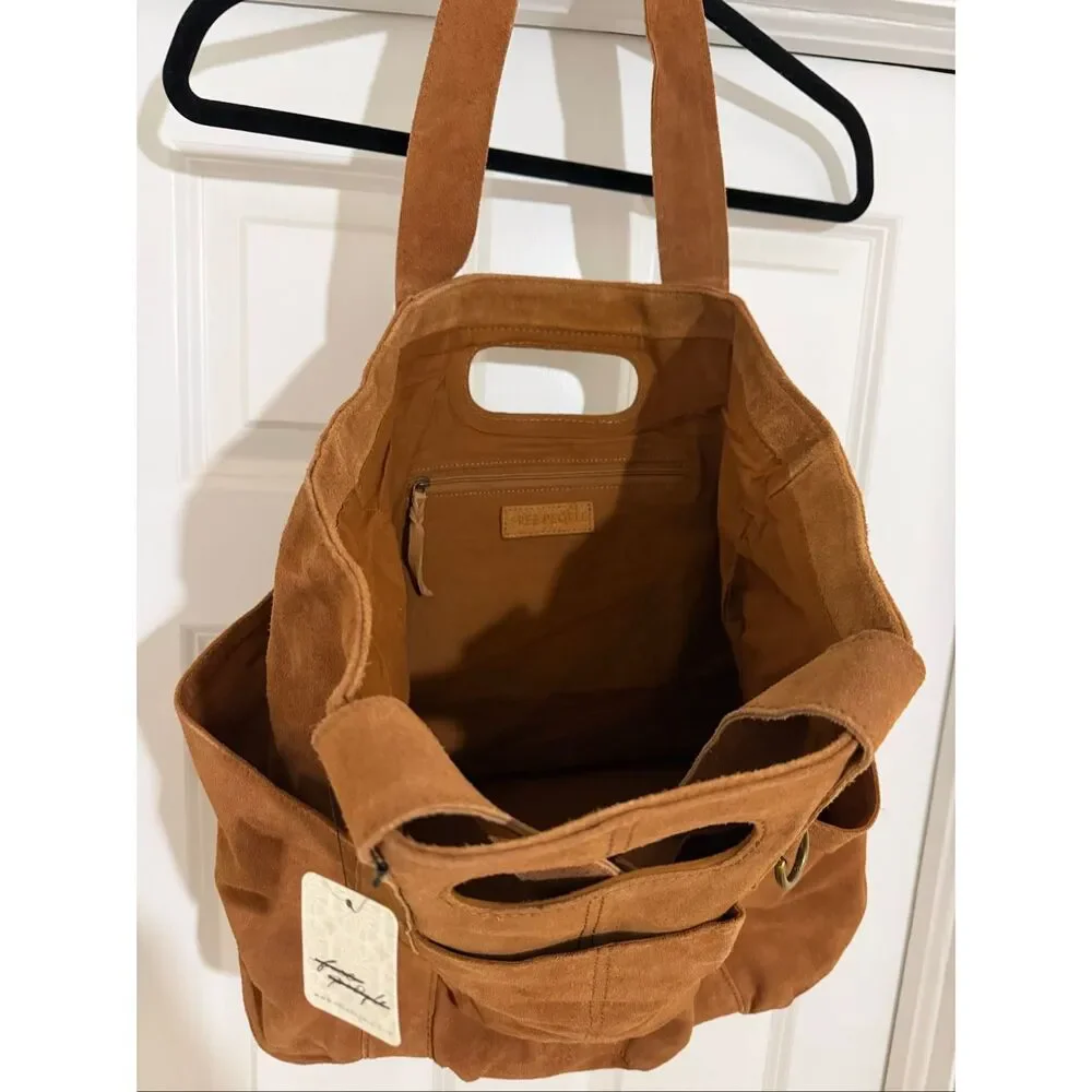 Free People Suede Caravan Tote - Picture 7 of 9